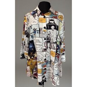 Shana Right To Education Tunic Women Size M‎ Fan Anime Comic 3/4 Sleeve Pocket